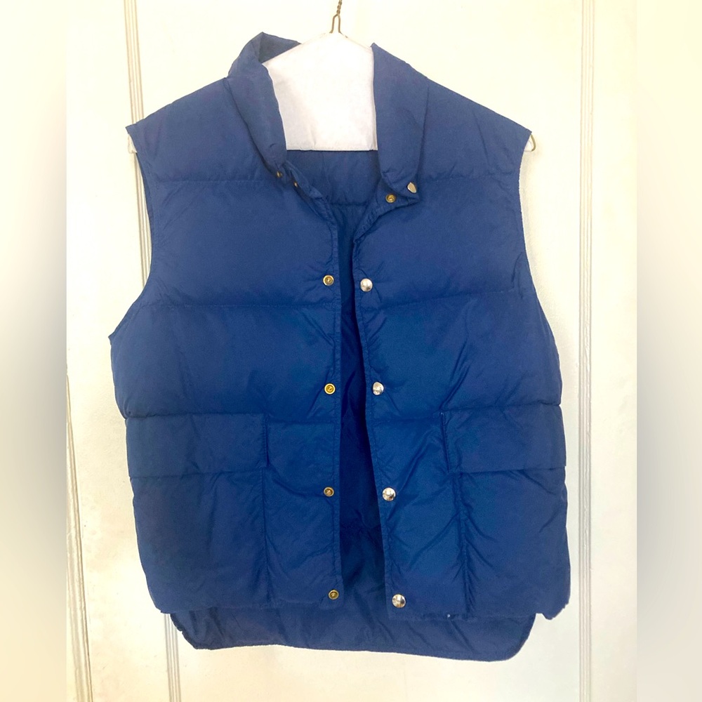 L.L. Bean navy puffer vest